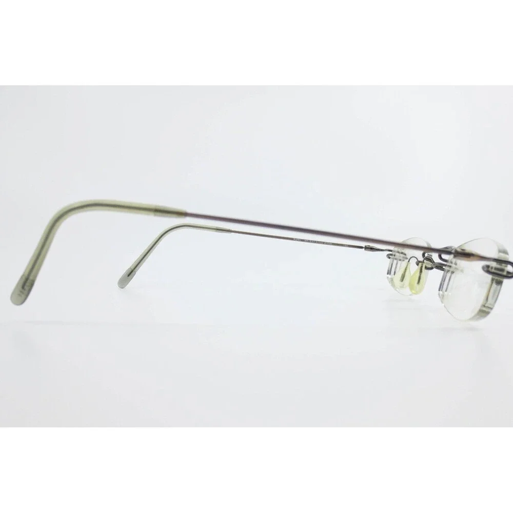 Kazuo Kawasaki MP-631 L-lug B-Titan Gray Rimless Eyeglasses Frames Japan 140mm